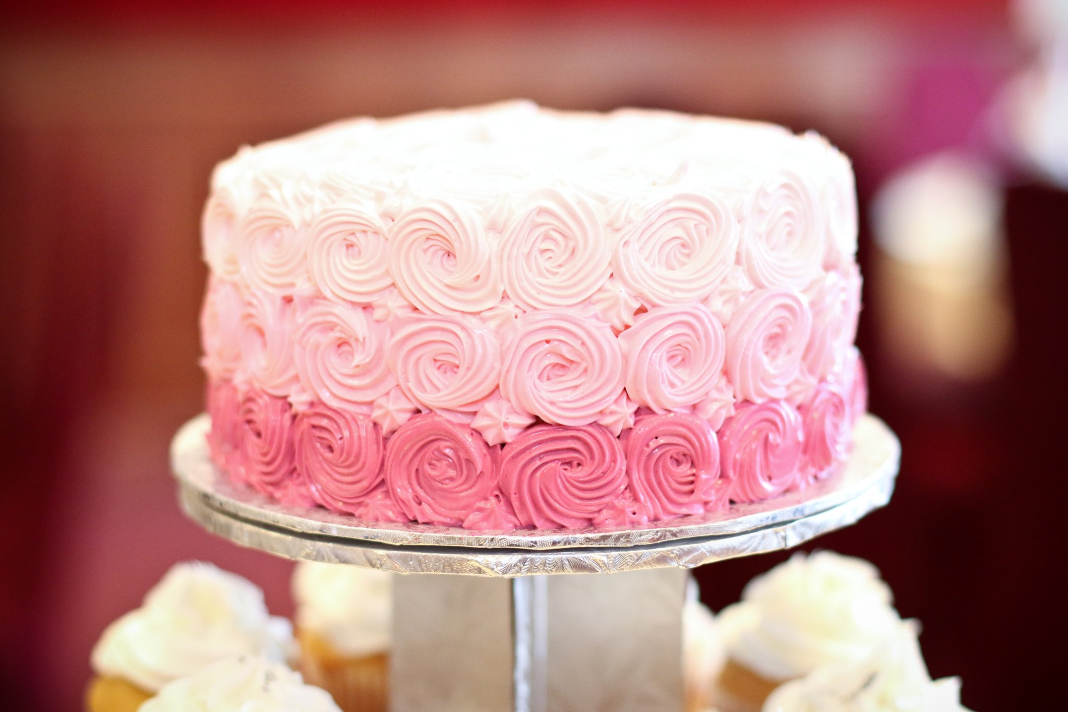 pink cake